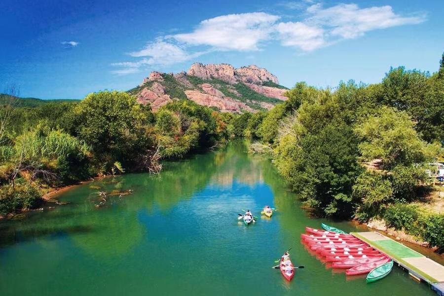 Mobile Home 6-Pers Camping Lei Suves-Cotes D'Azur-Including Airco Roquebrune-sur-Argens Exterior foto